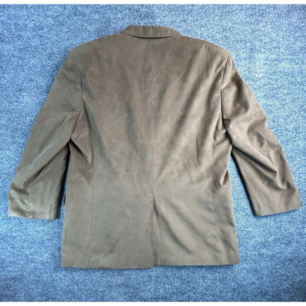 Jos. A. Bank Brown Microsuede Sport Coat Blazer 44R Men's 2 Button - Picture 2 of 11